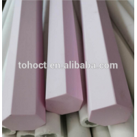 Hexagonal ceramic rod tube